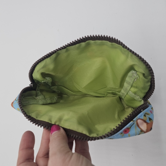 L. Parkin Design Blue Corgi Cosmetic Toiletries Bag - Picture 3 of 3